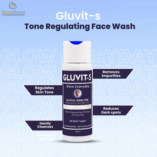 Gluvit-s Skin Whitening Face Wash 100 ml