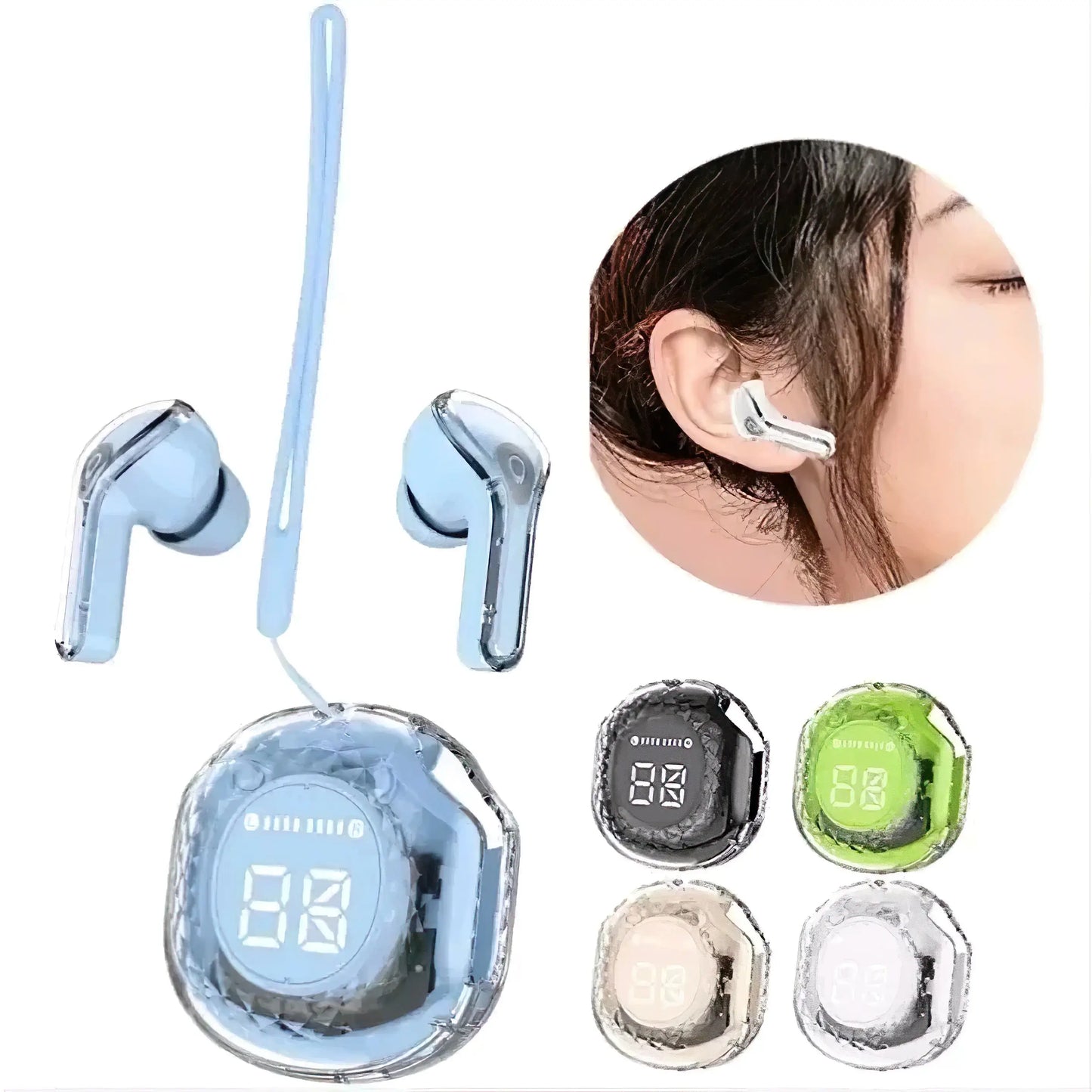 🔥 Air 31 TWS – Bluetooth 5.3 | HiFi Sound | ENC Mic | Touch Control