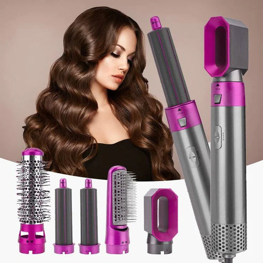 Product details of Babe - Hair Dryer - hairdryer - Professiona Hair Dryer Brush & 5 in 1 Air Styler, 5 in 1 Hair Dryer Hot Air Brush Styler and Volumizer Hair Straightener Curle Straightener, with Carrying Case/hair dryer for women