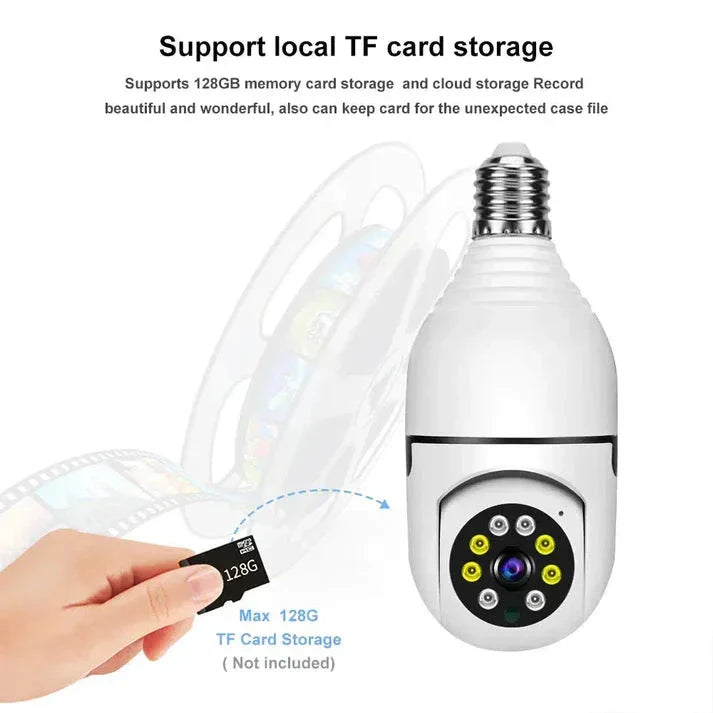 Wireless Security 360° Bulb Camera - Smart WiFi CCTV Camera “Trusted By Customers Like You – Read Their Reviews My Store 