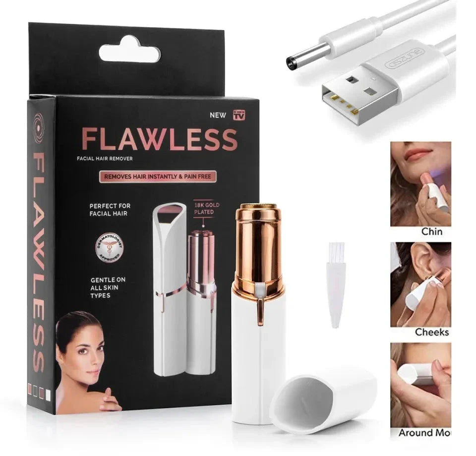 Flawless hair remover Rechargeable Facial Hair Removal Machine For girls Women My Store 