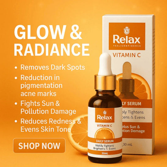 Relax Vitamin C Serum 30ml | Brightening, Firming & Even Skin Tone Daily brightening vitamin C serum