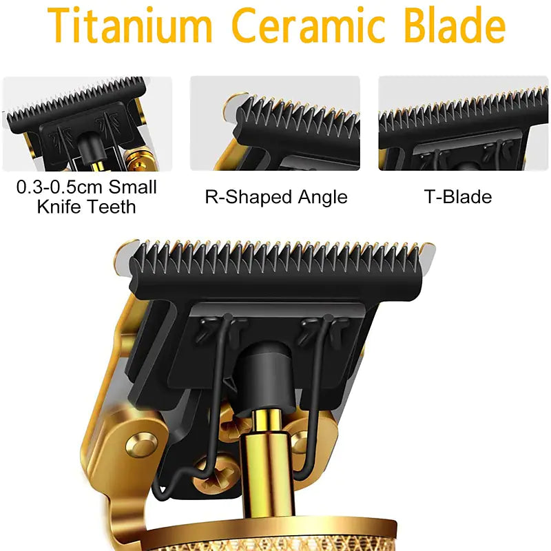 Premium Vintage T9 Hair Trimmer Gold (50% OFF TODAY)